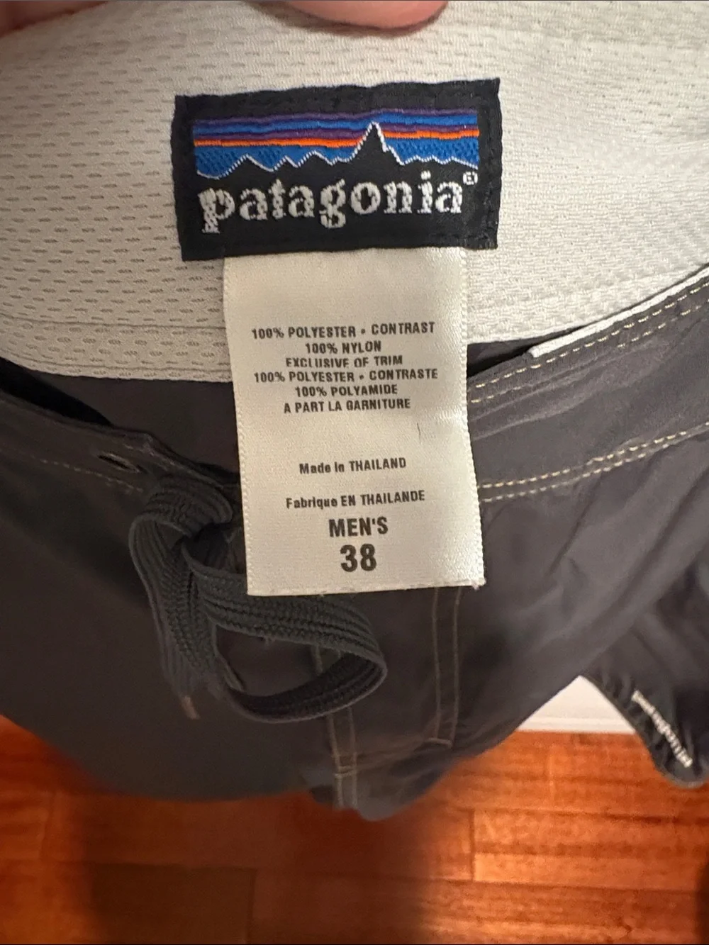 Patagonia Men's Dark Gray Swim Board Shorts